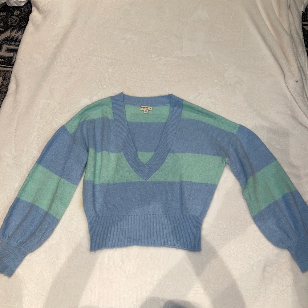 Cropped for love and lemons knit sweater